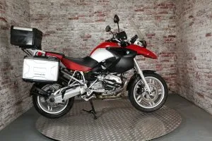 BMW R1200GS motorcycle purchased in Brighton, Sussex
