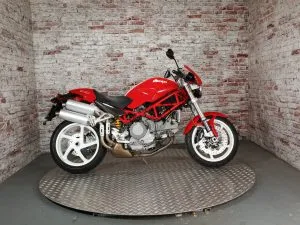 Photograph of Ducati Monster S2R 1000 motorcycle purchased in Brighton, Sussex