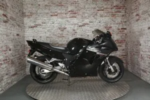 Photograph of Honda CBR1100 Blackbird motorcycle purchased in Eastbourne, Sussex