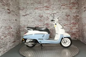 Peugeot Django 125 scooter purchased in Hove, Sussex