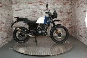 Photograph of Royal Enfield Himalayan motorcycle purchased in Ashford, Kent
