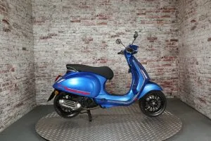 Photograph of Vespa Sprint 125 scooter purchased in Lancing, Sussex