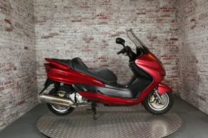 Photograph of Yamaha Majesty 250 scooter purchased in Rochester, Kent