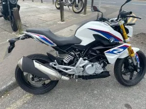 Photograph of bmw g310r motorcycle purchased in Sittingbourne, Kent