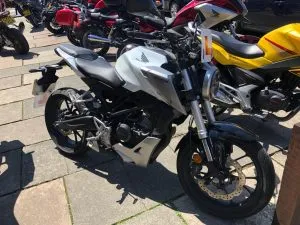 Photograph of honda cb125r motorcycle purchased in Lee-on-the-Solent, Hampshire