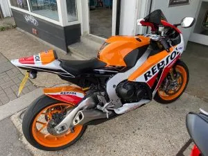 Photograph of honda cbr1000rr motorcycle purchased in Folkestone, Kent
