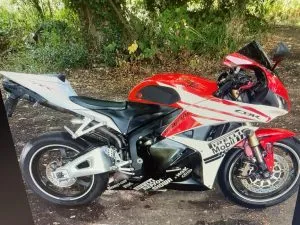 Photograph of honda cbr600rr motorcycle purchased in Islington, London