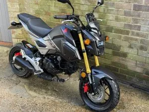Photograph of honda msx 125 motorcycle purchased in Hythe (Hampshire), Hampshire