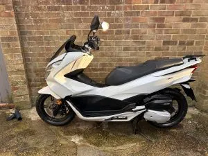 Photograph of honda pcx 125 Scooter purchased in Snodland, Kent