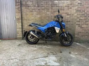 Photograph of peugeot pm-01 motorcycle purchased in Chiswick, London