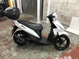 Photograph of suzuki uk110 address scooter purchased in Whitstable, Kent