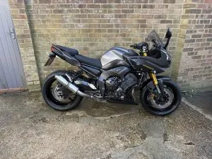 Photograph of yamaha fz1n motorcycle purchased in Frimley, Surrey
