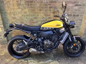 Photograph of yamaha xsr 700 kenny roberts motorcycle purchased in Gravesend, Kent