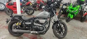 Photograph of yamaha xv950r motorcycle purchased in Sunbury-on-Thames, Surrey