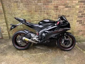 Photograph of yamaha yzf r6 motorcycle purchased in Swanley, Kent